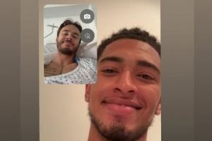 贝林与重伤的麦迪逊视频通话，社媒送祝福：回归后会更出色！